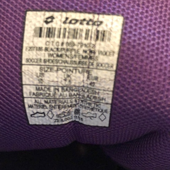 Lotto Athletic Cleats Size 10 - Picture 2 of 7